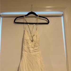 Lulu’s White Lace Romper